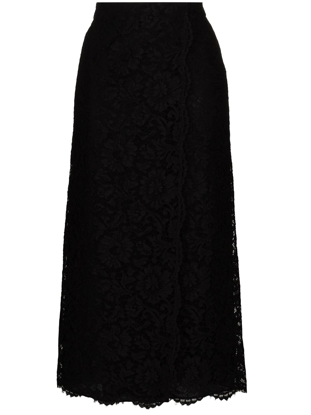 lace midi skirt - 1