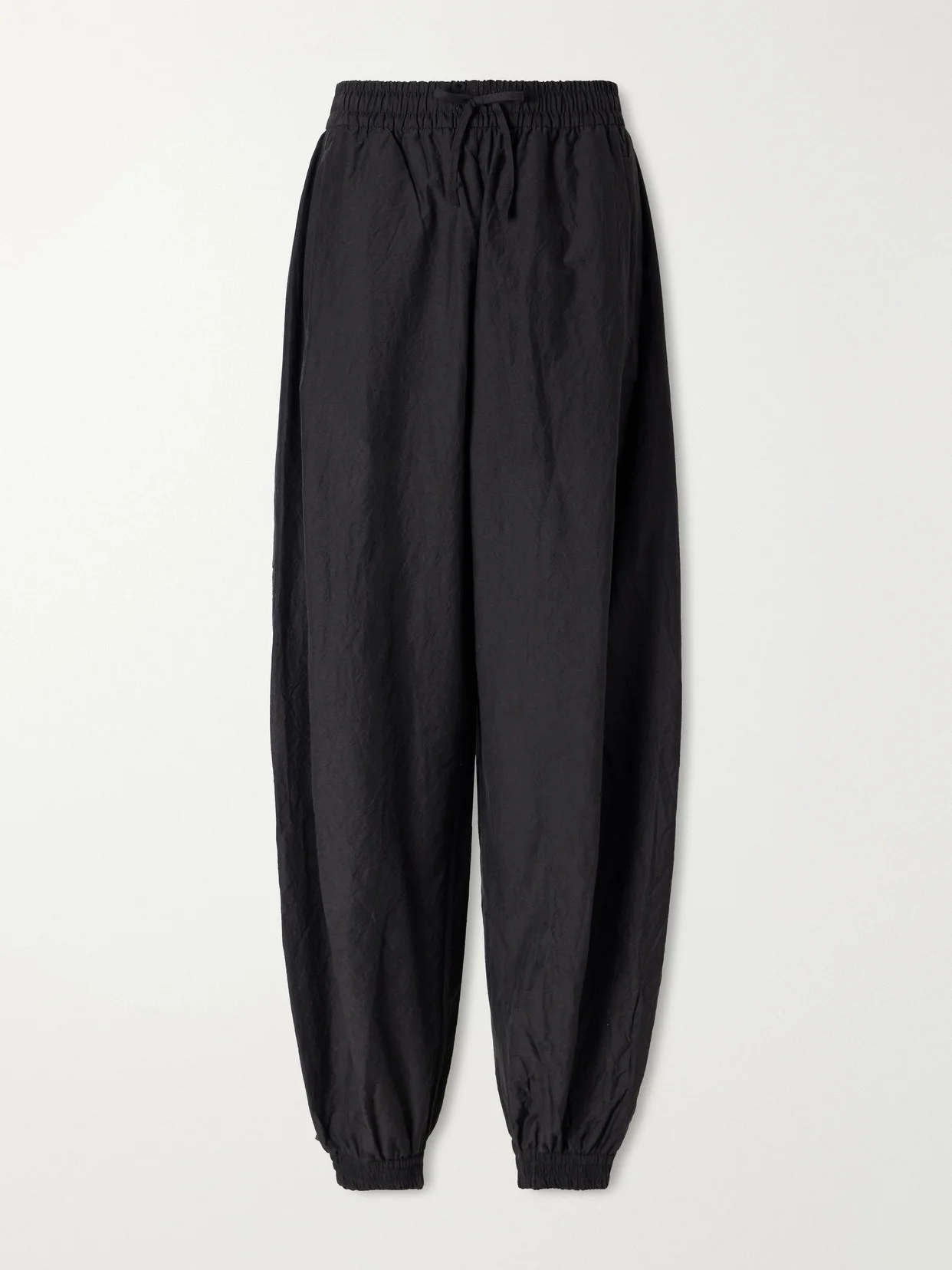 Cotton-blend Seersucker Balloon Pants - 1