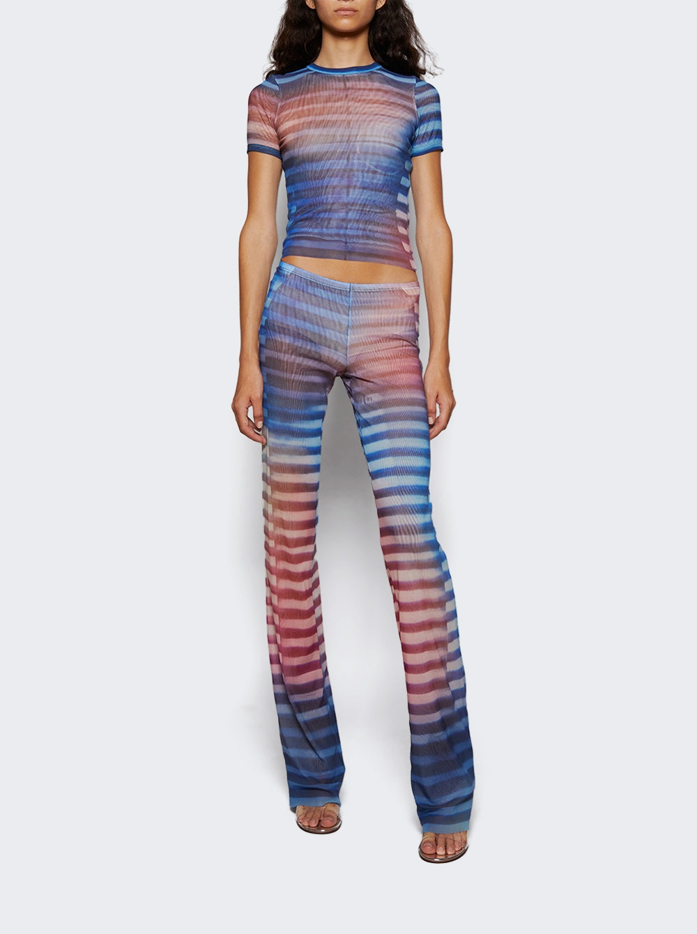 Mesh Baby Tee Air Print - 5