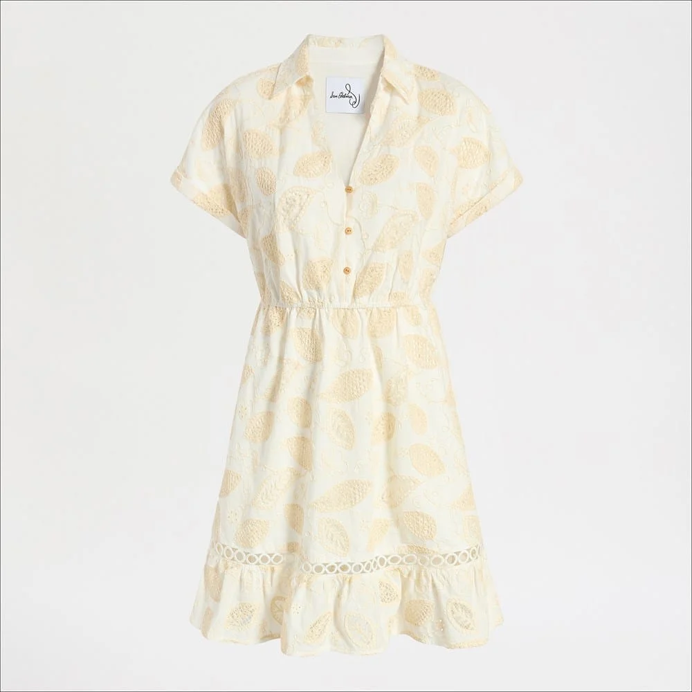 Shirt Ivory Mini Dress - 1
