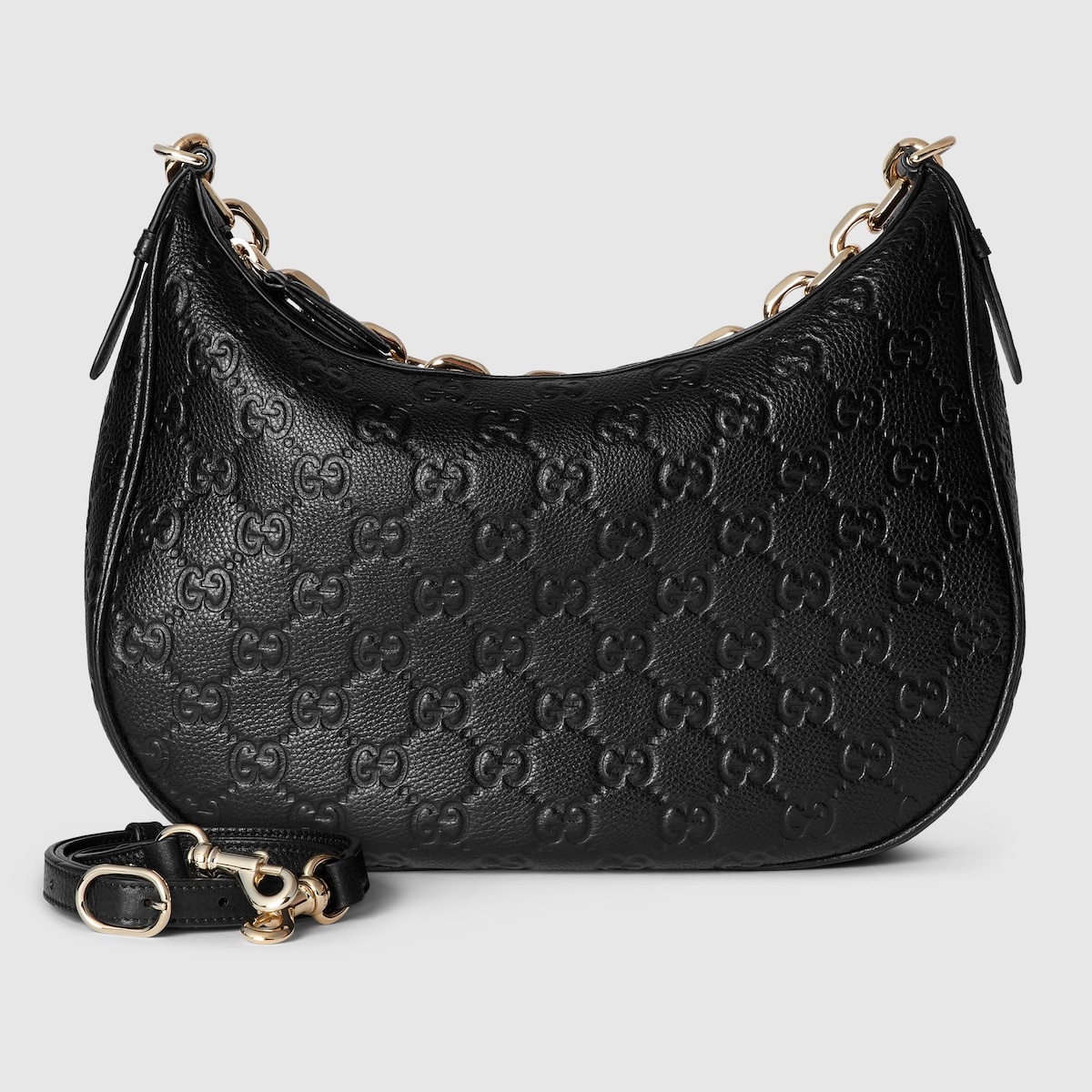 GUCCI GG Emblem medium shoulder bag | REVERSIBLE