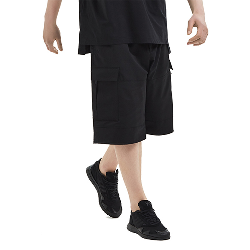 adidas Y-3 Classic Refined Wool Stretch Cargo Shorts 'Black' FN3401 - 7