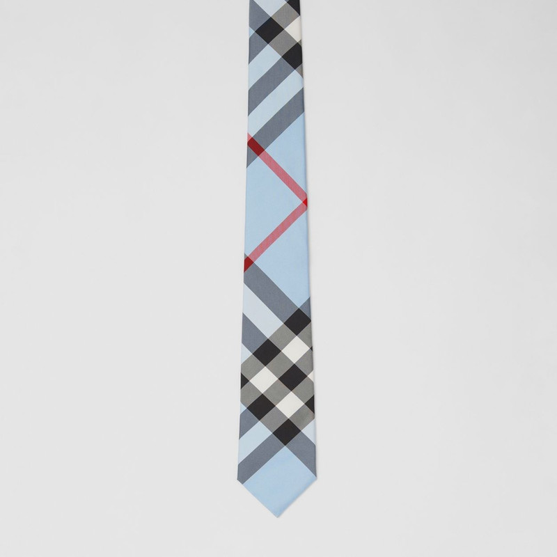Classic Cut Check Silk Tie 1