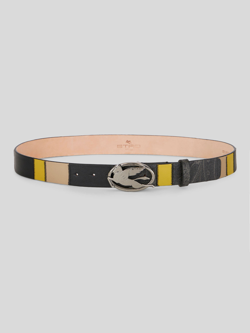 PATCHWORK LEATHER BELT 1