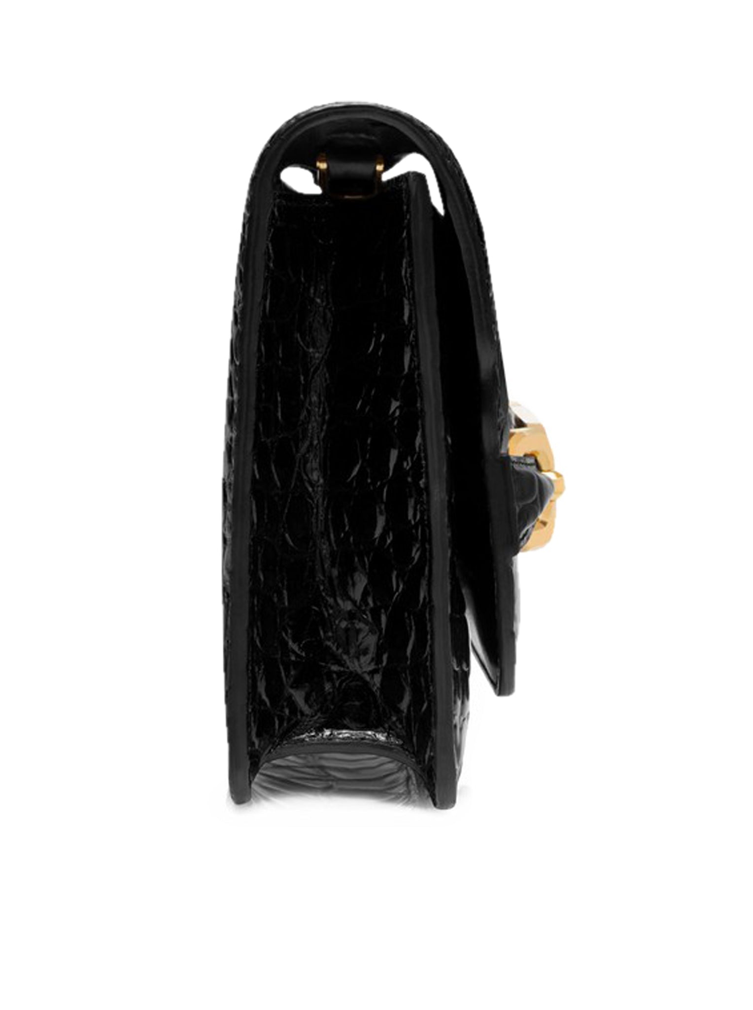 WHITNEY SMALL CROCODILE PRINTED SHOULDER BAG - 3
