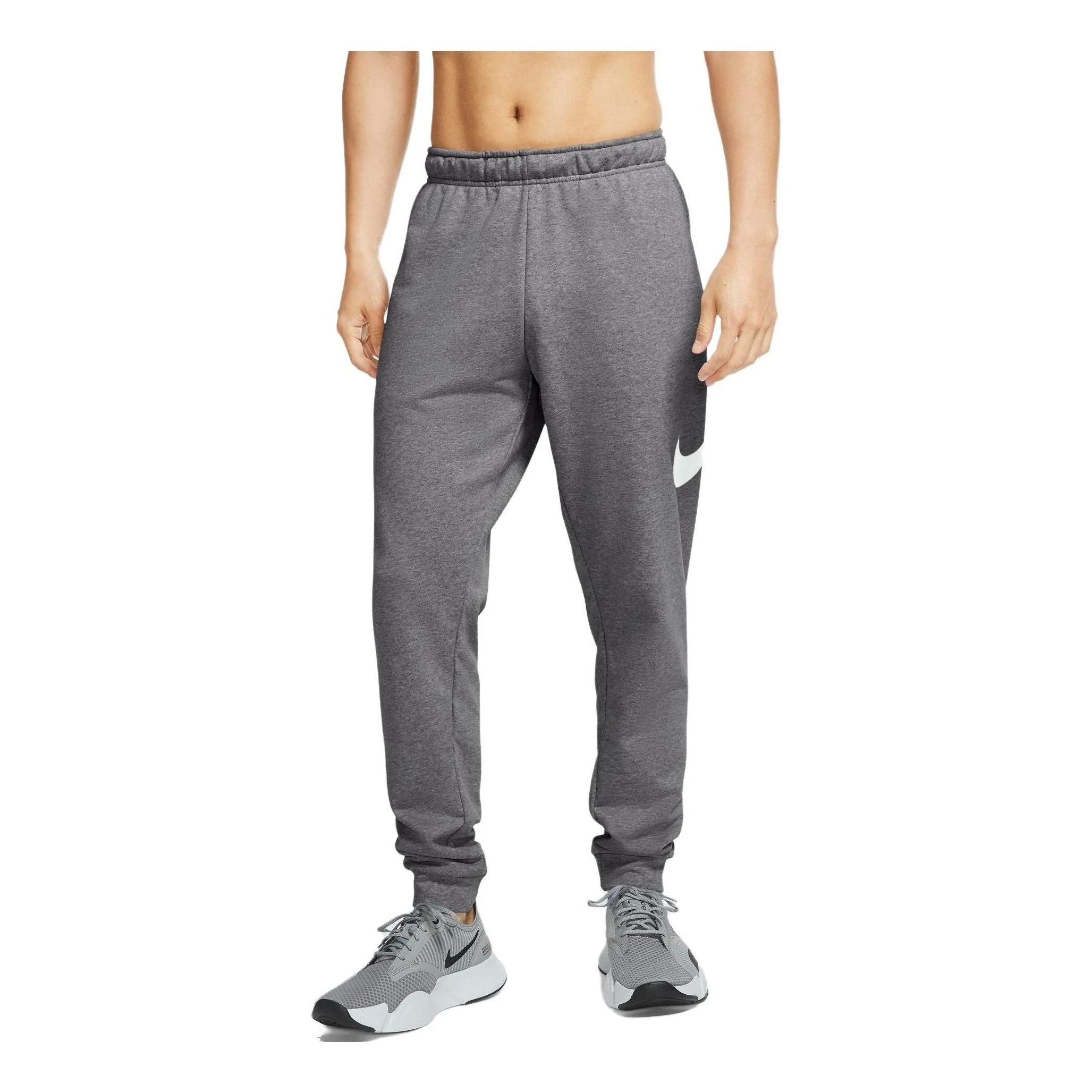 Nike Dri-FIT Tapered Training Trousers 'Grey' CU6776-071 - 1