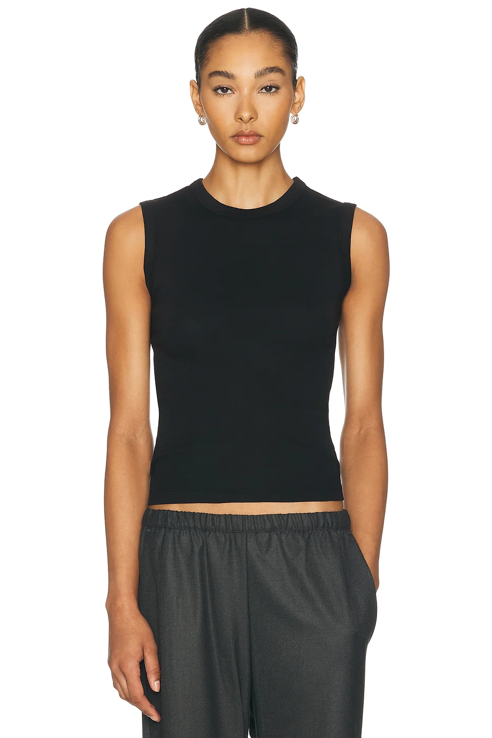 Supima Cotton New Classic Sleeveless Tee - 1