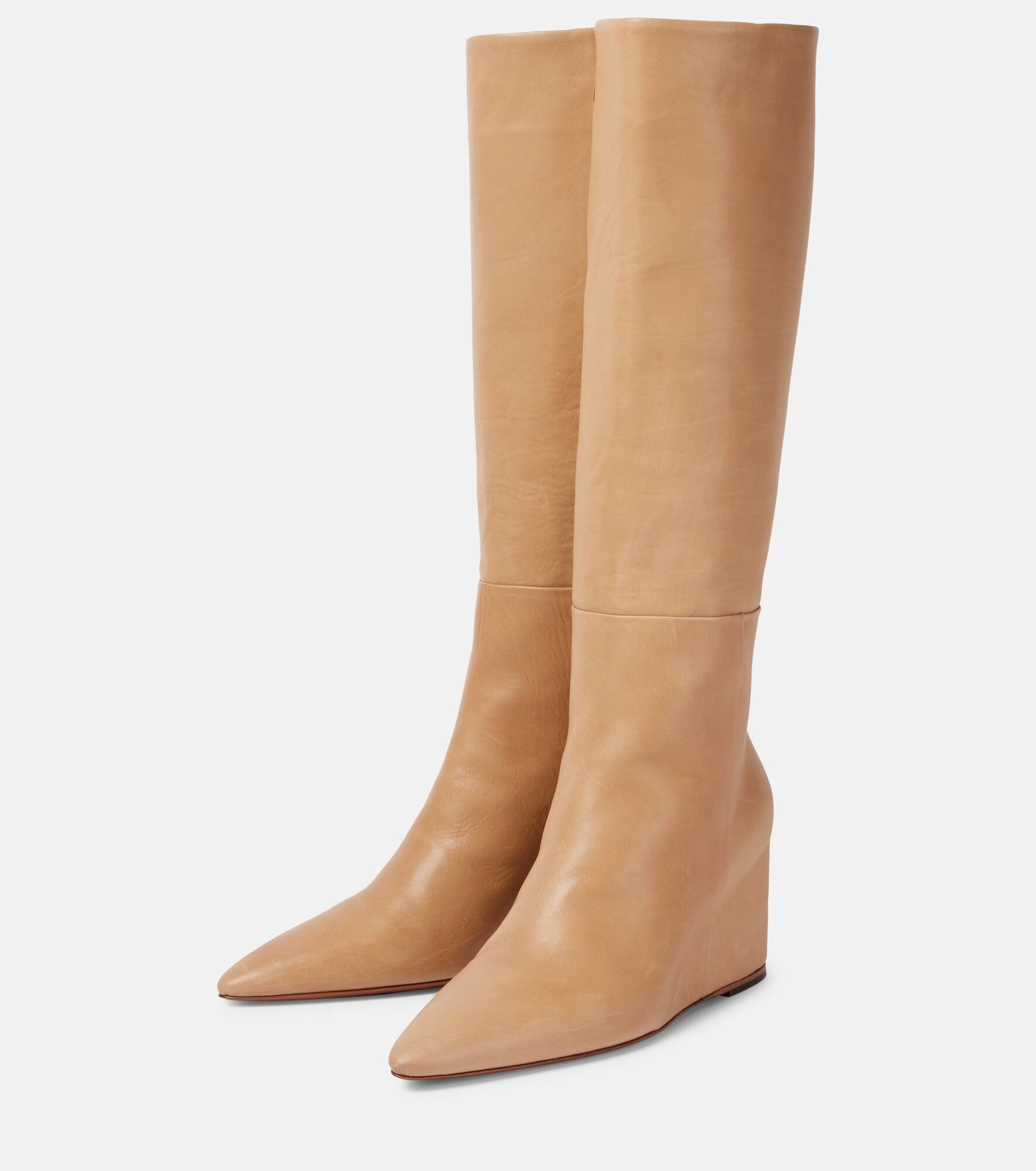 Remedios leather knee-high boots - 5