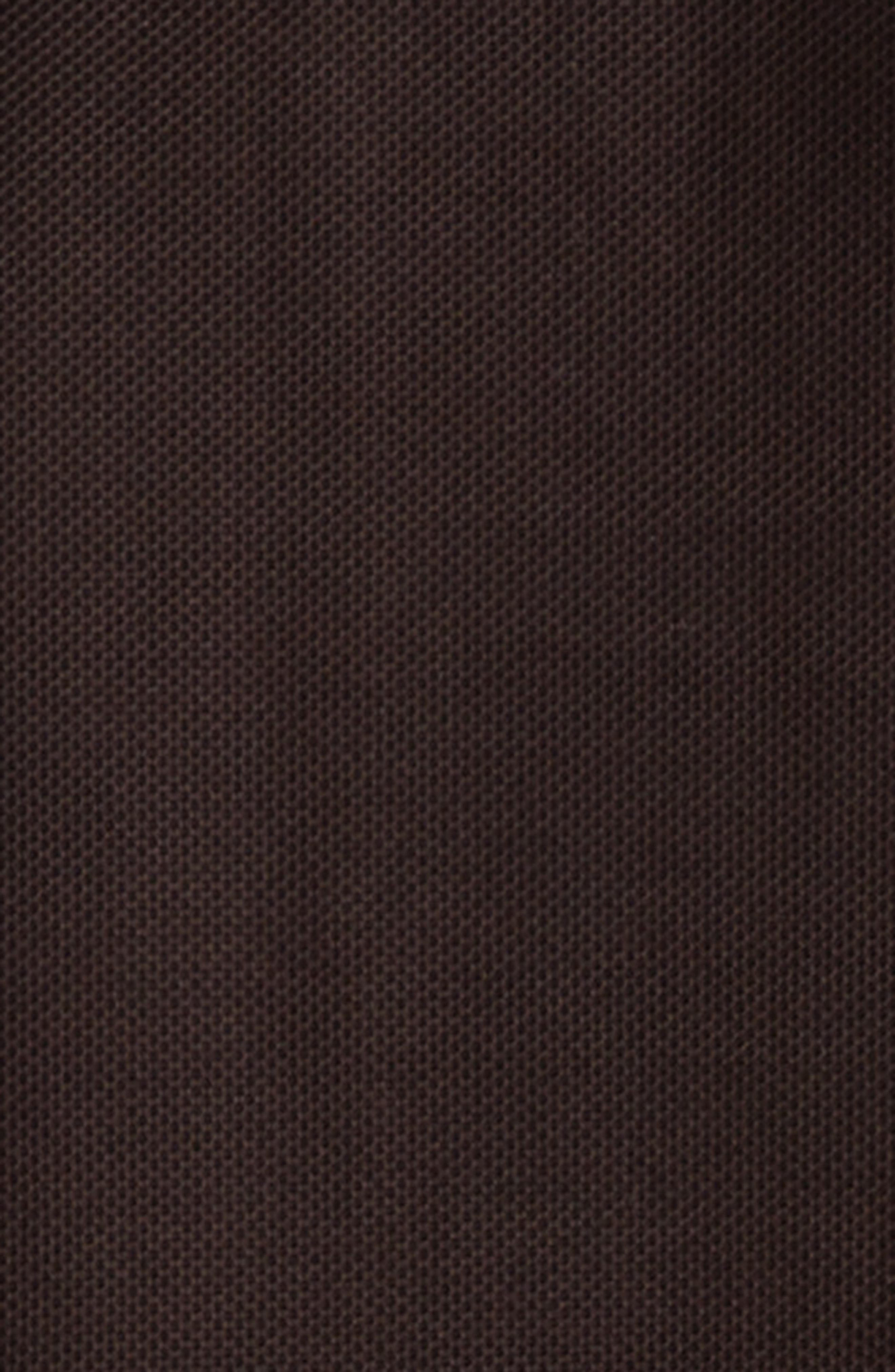 burberry Evan Check Collar Cotton Piqué Polo in Clove Brown at Nordstrom - 6