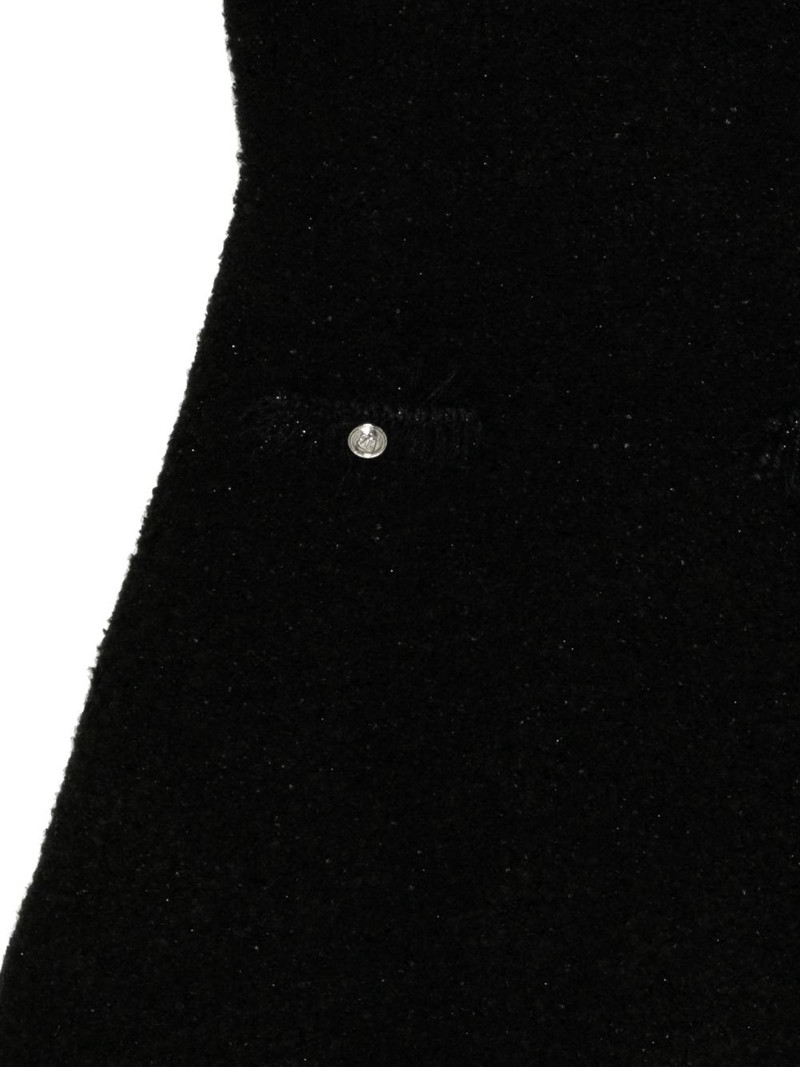 logo-patched knit dress 3