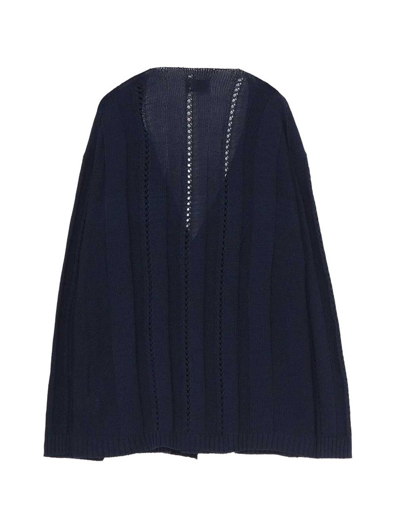 Yohji Yamamoto openwork cardigan outlook