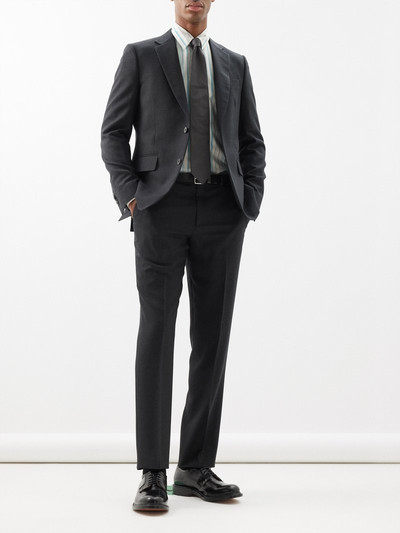 Paul Smith Brierley wool-twill suit outlook