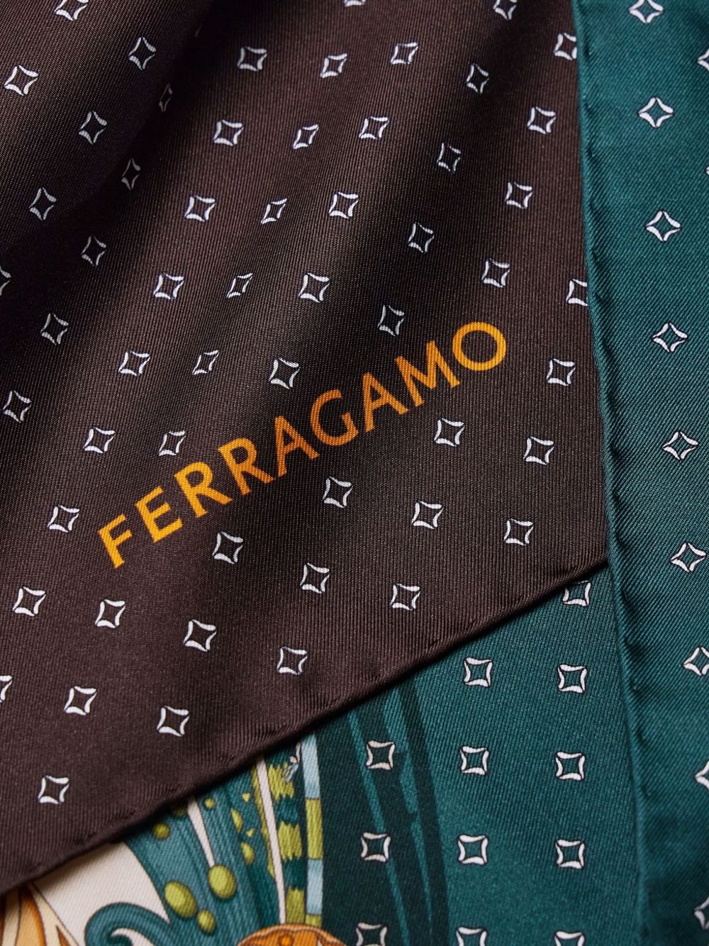 Madras-print silk foulard - 2