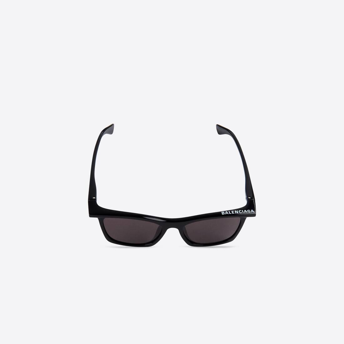 Rim Rectangle Sunglasses Adjusted Fit in Black - 5