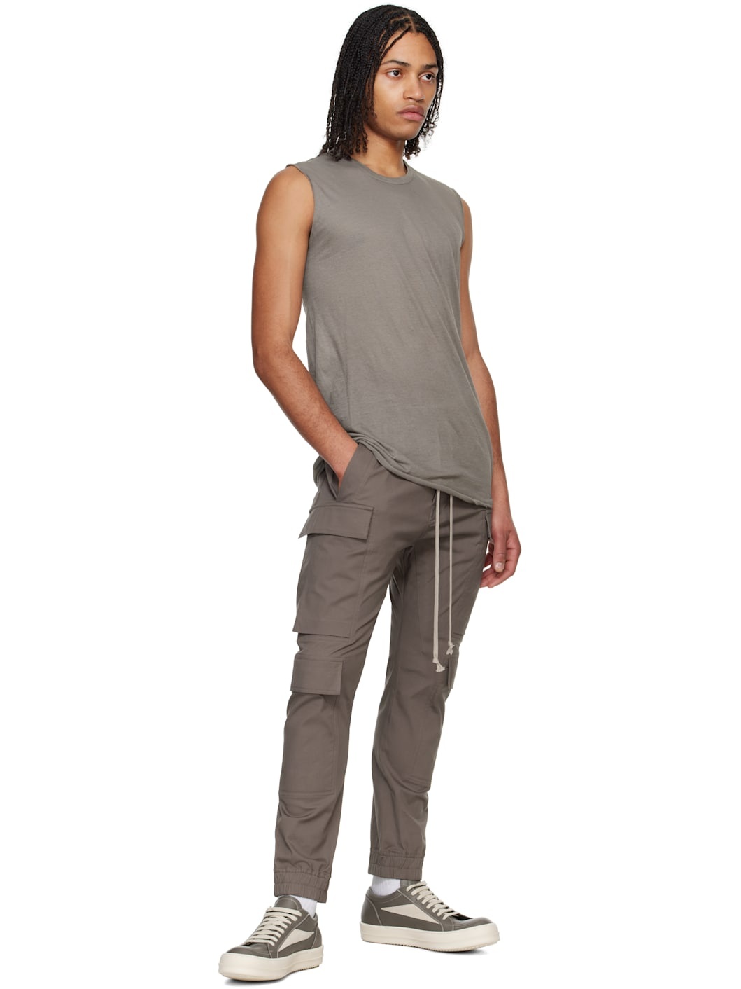 Gray Hollywood Mastodon Megacargo Cargo Pants - 4