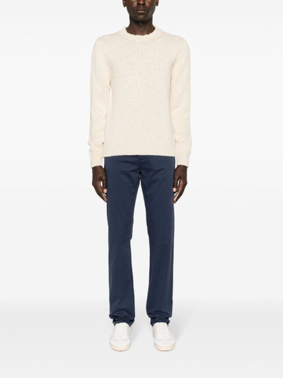 Canali crew-neck cotton jumper outlook