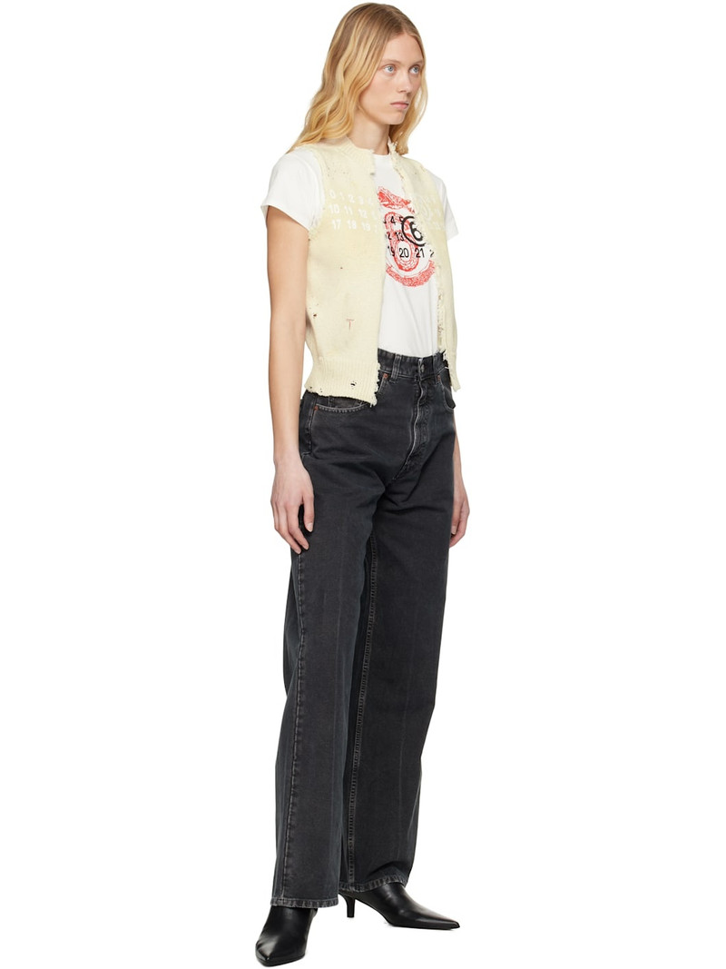 MM6 Maison Margiela Black 5 Pockets Jeans outlook