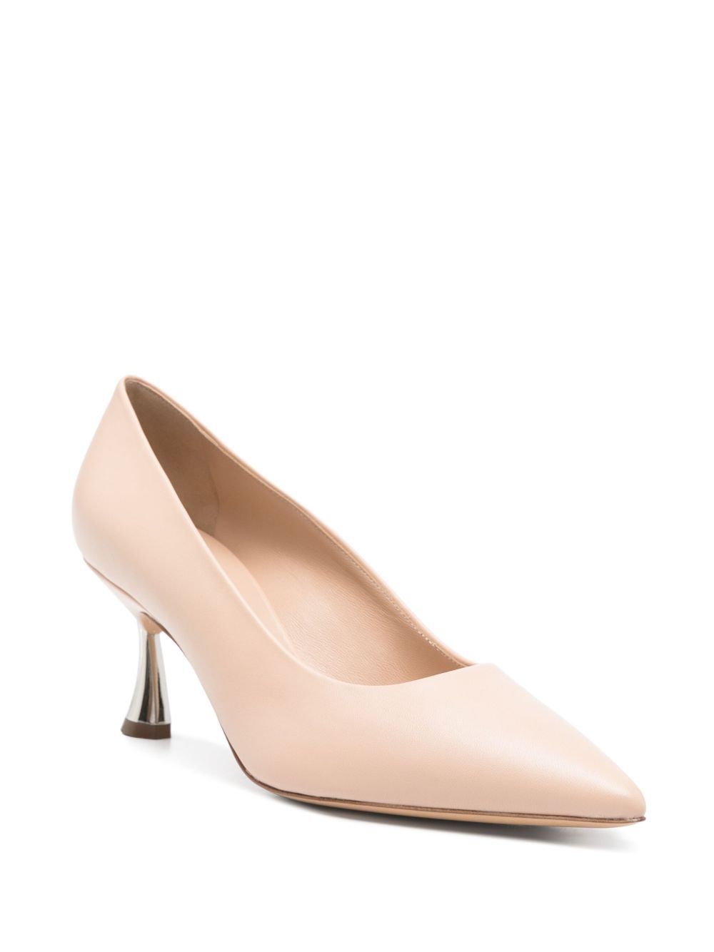 70mm leather pumps - 2
