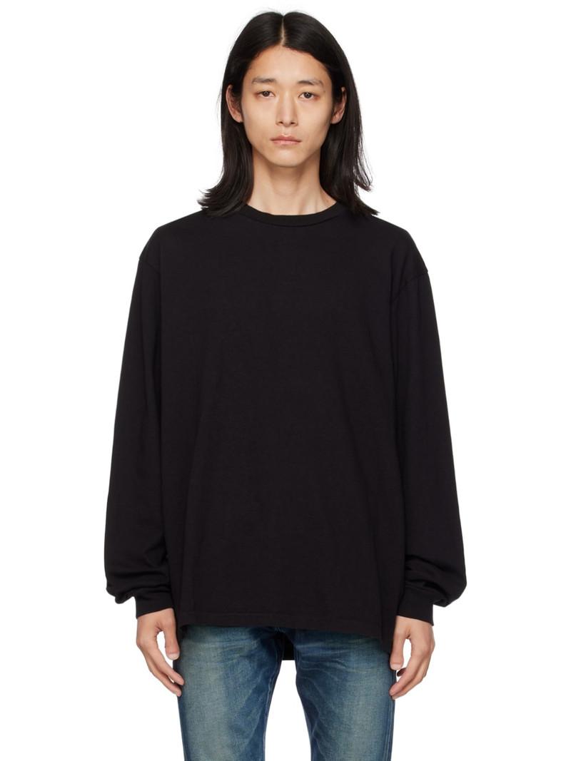 Black University Long Sleeve T-Shirt - 1