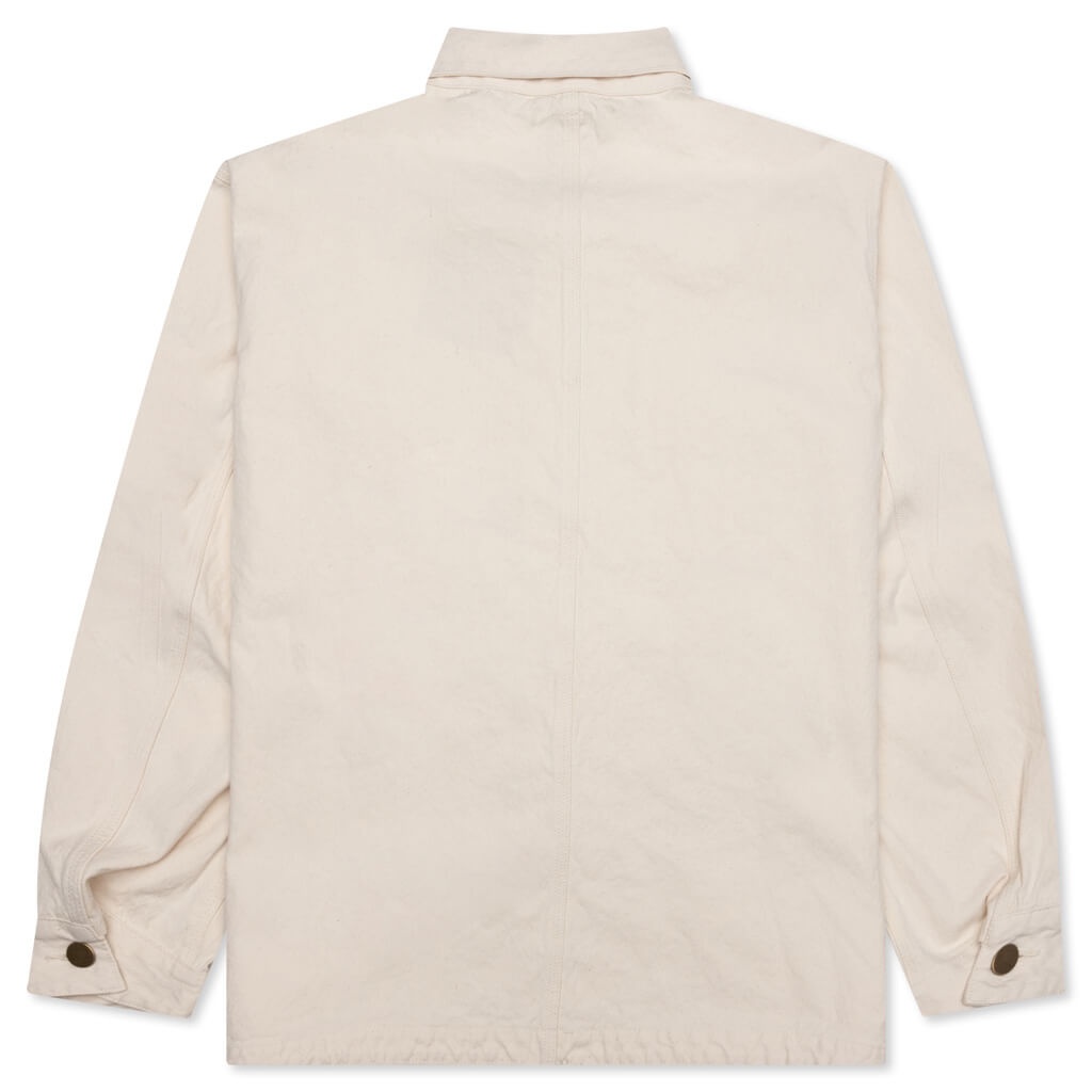 COVERALL 10OZ COTTON CANVAS - OFF WHITE - 2