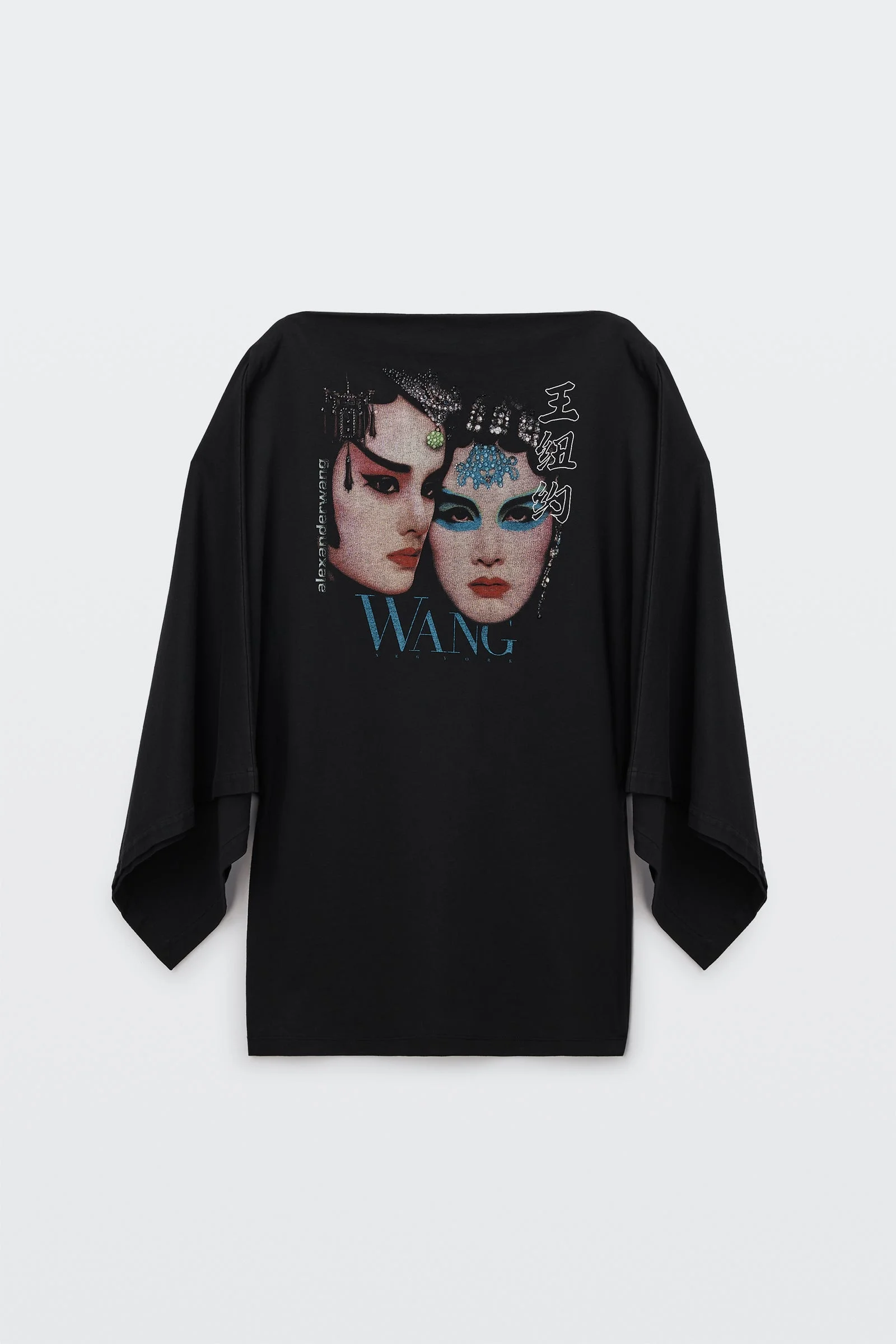 crystal hotfix graphic square cut dress - 1