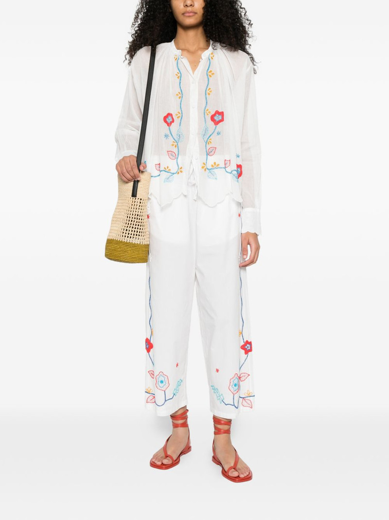 forte_forte floral-embroidered trousers outlook