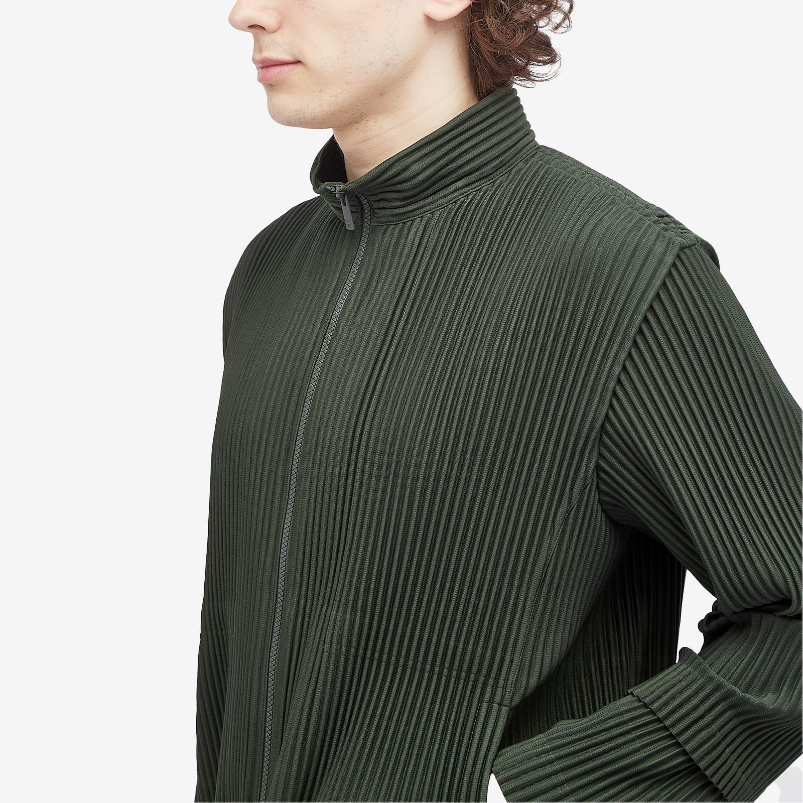 Homme Plissé Issey Miyake Pleated Track Jacket - 5