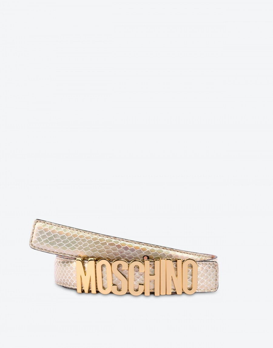 LETTERING LOGO LAMINATED BELT - 3