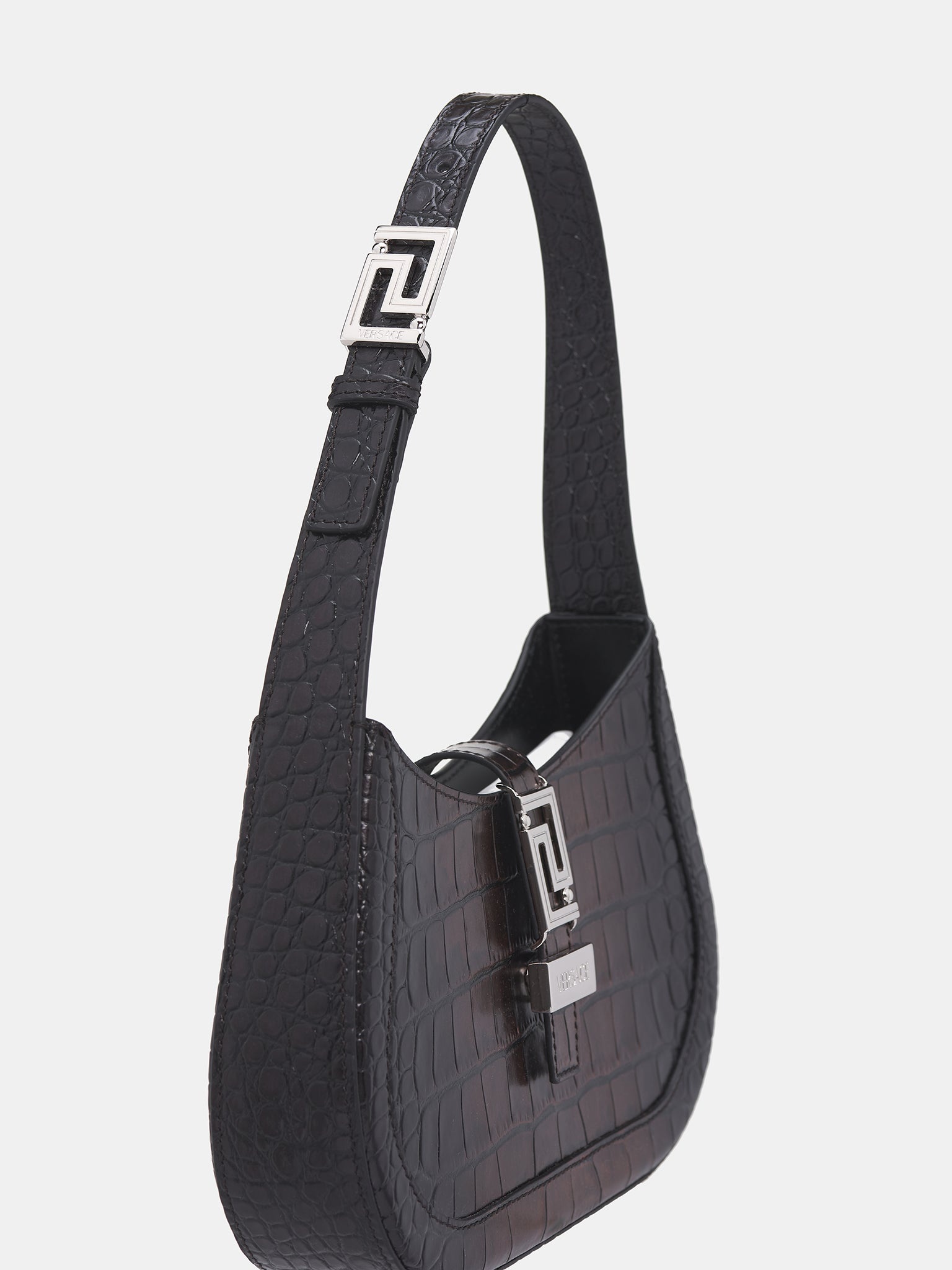 Croc-Embossed Handbag - 4