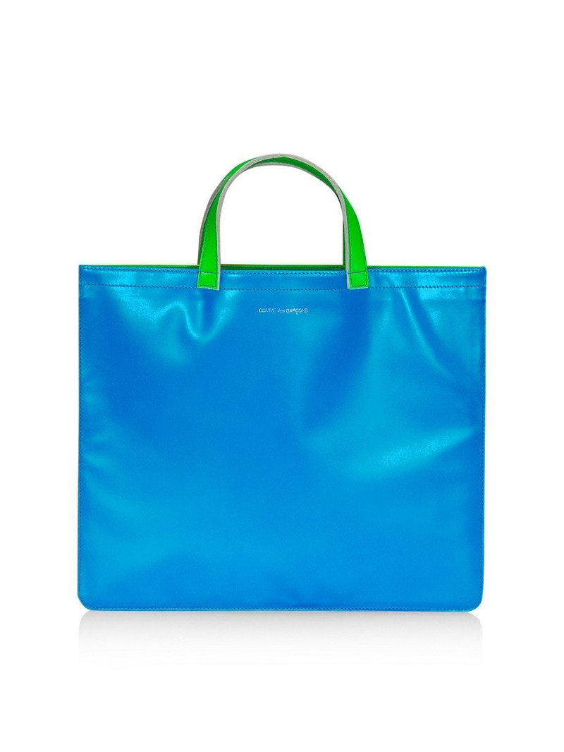 Super Fluo Leather Tote - 1