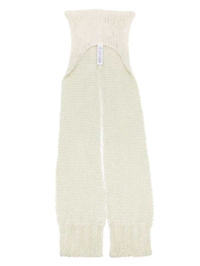 knitted scarf beanie 1