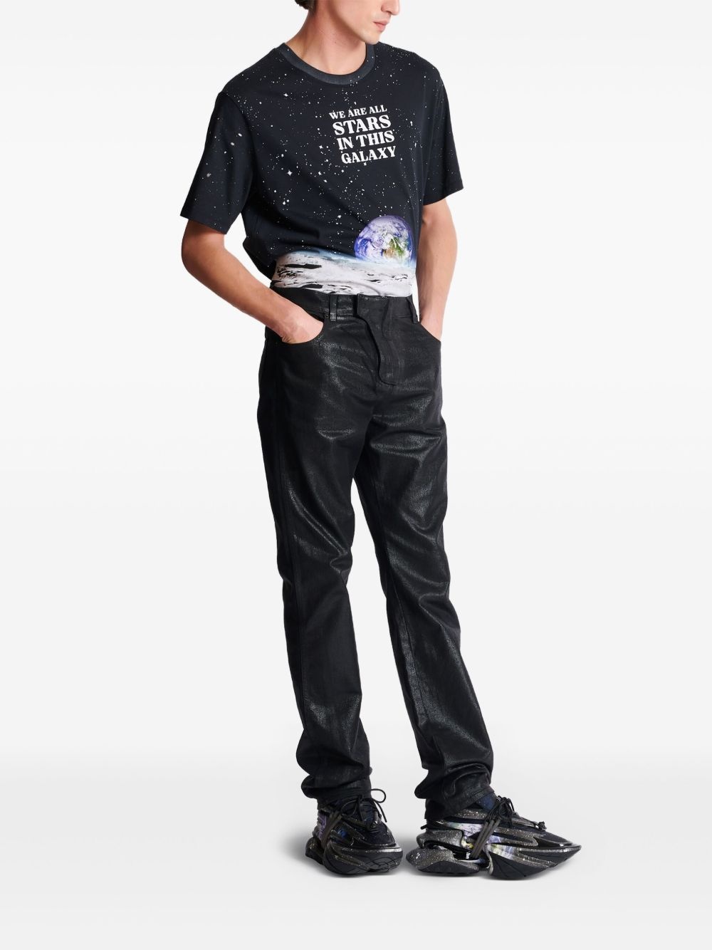 logo patch trousers - 3