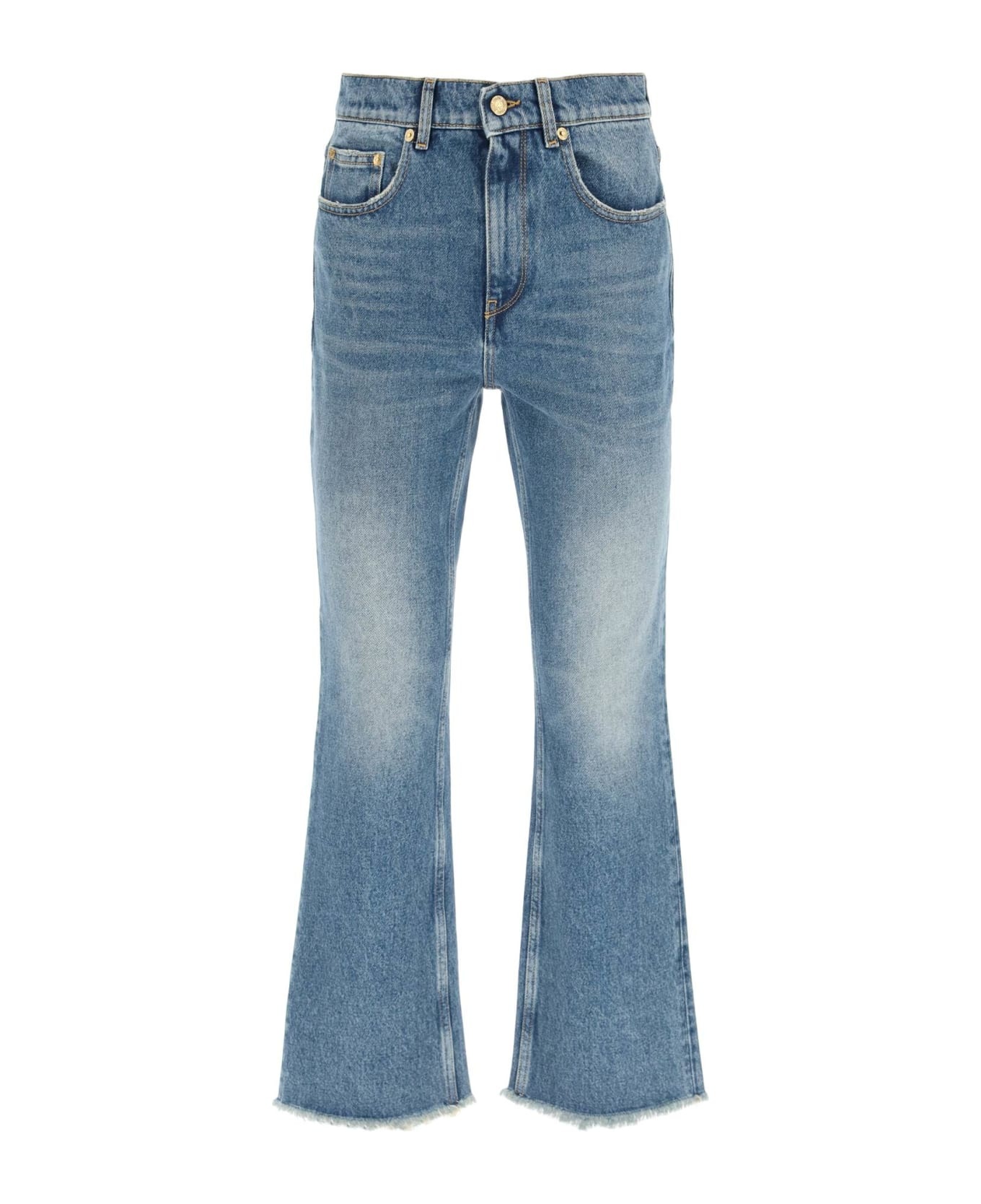 'deryn' Cropped Flared Jeans - 1