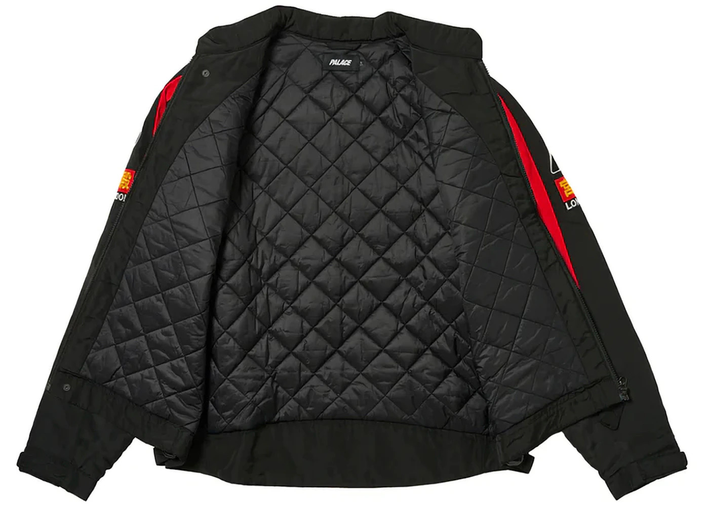 Palace Faster Jacket Black/Red - 2