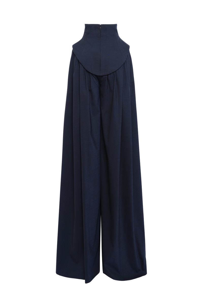 A.W.A.K.E. MODE BASQUE PLEATED TROUSERS NAVY outlook