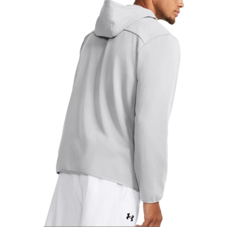 Under Armour Essentials Swacket Hoodie Jacket 'Grey' 1378824-011 - 5