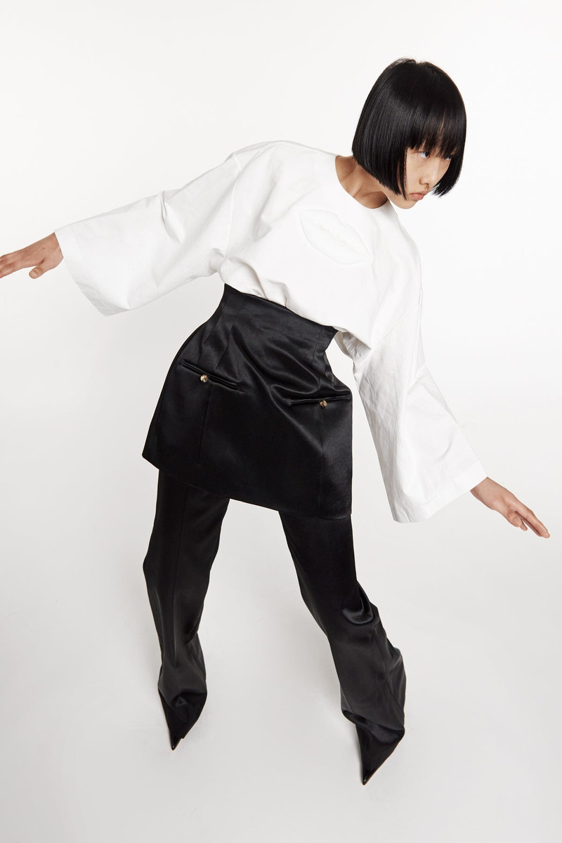 BASQUE TAILORED TROUSERS BLACK 5