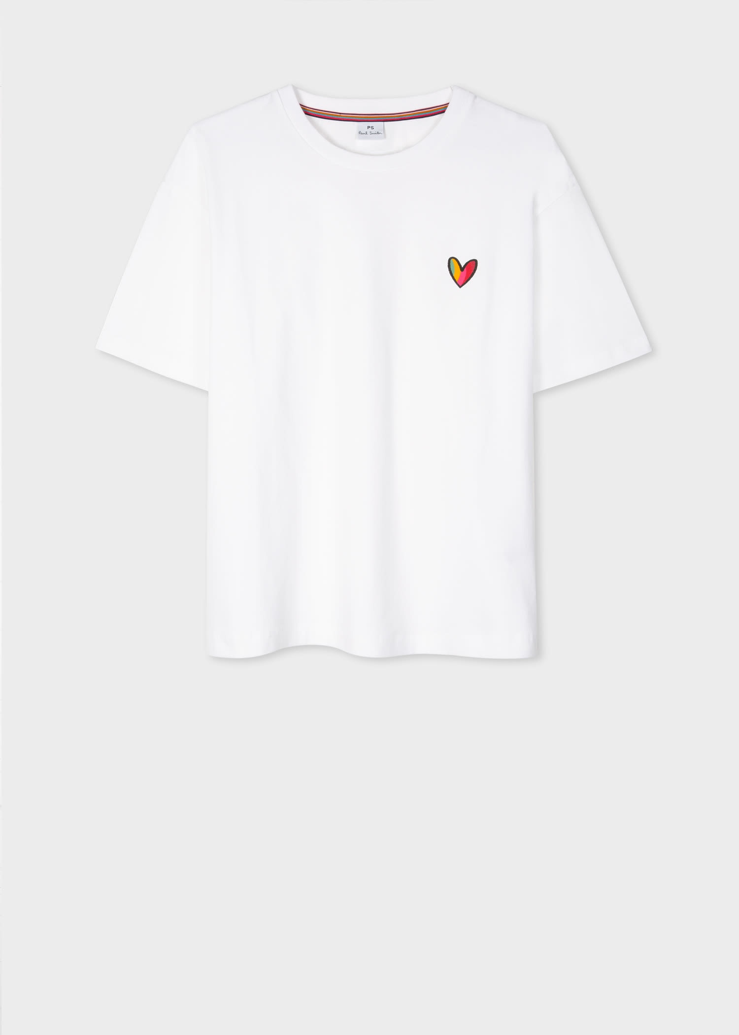 'Swirl Heart' Cotton T-Shirt - 1