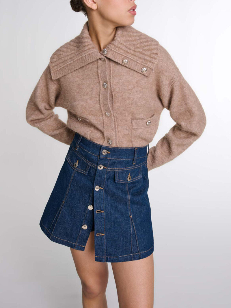 Denim skort 7