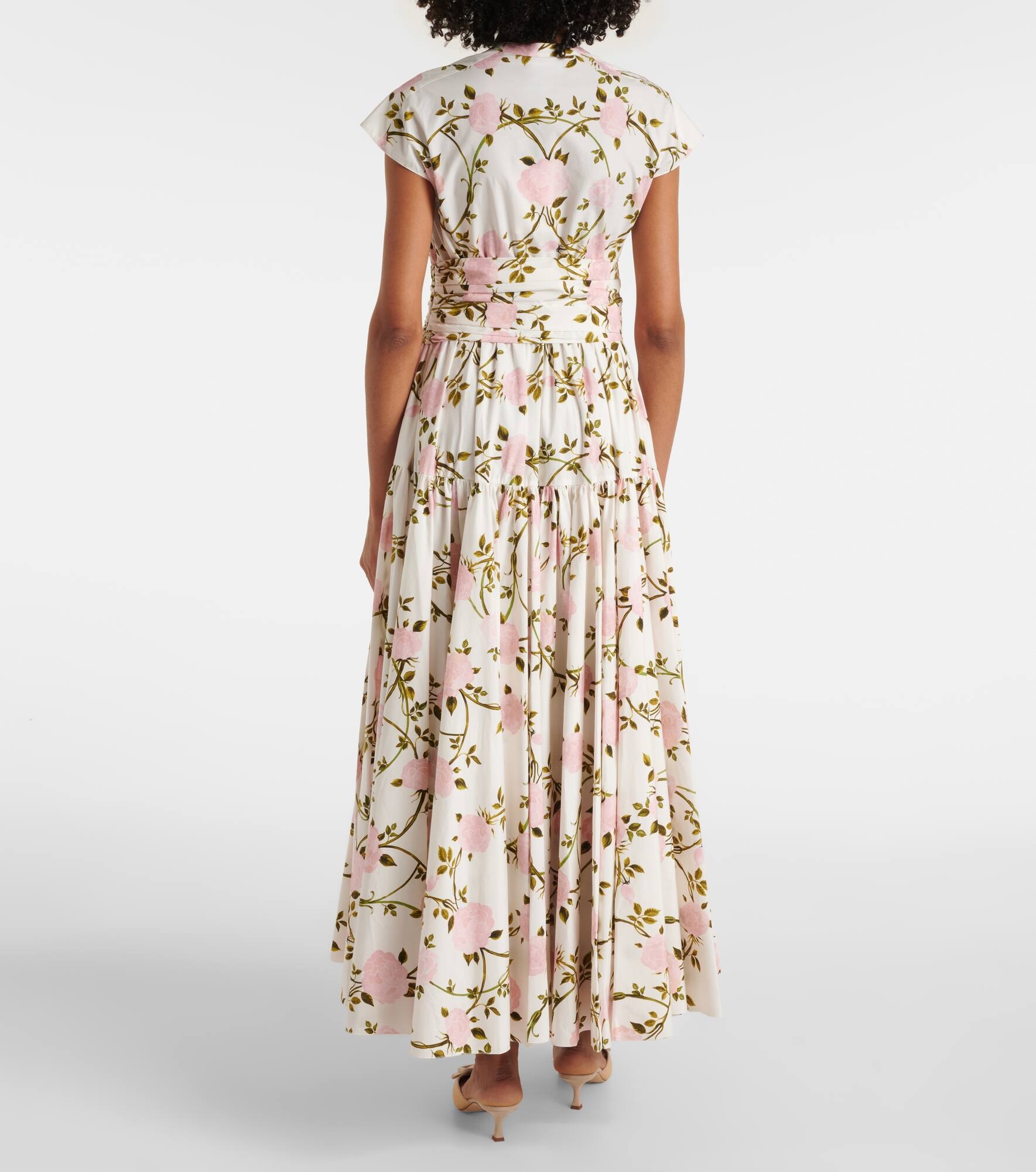 Floral cotton gown - 3