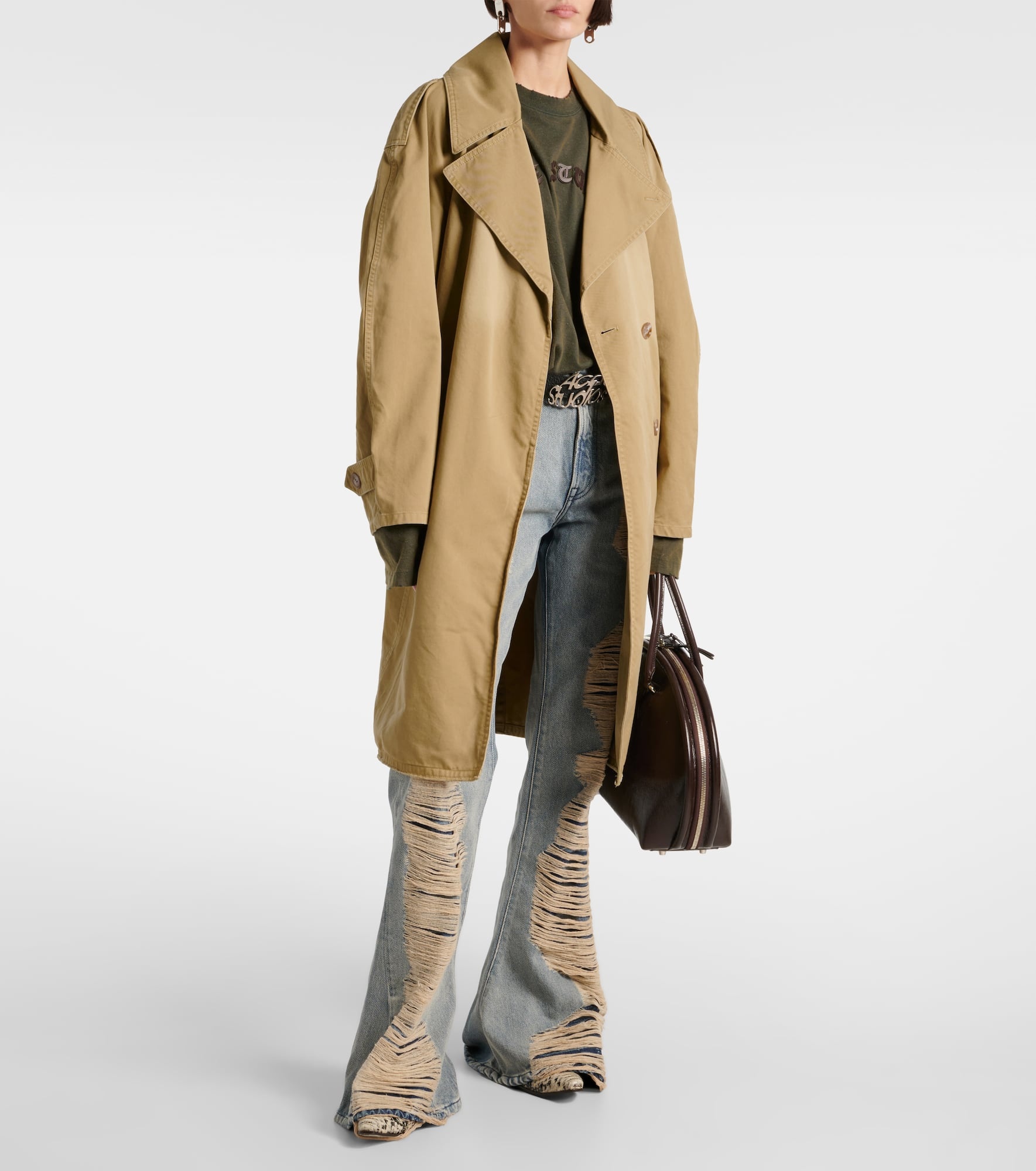 Cotton twill trench coat - 2