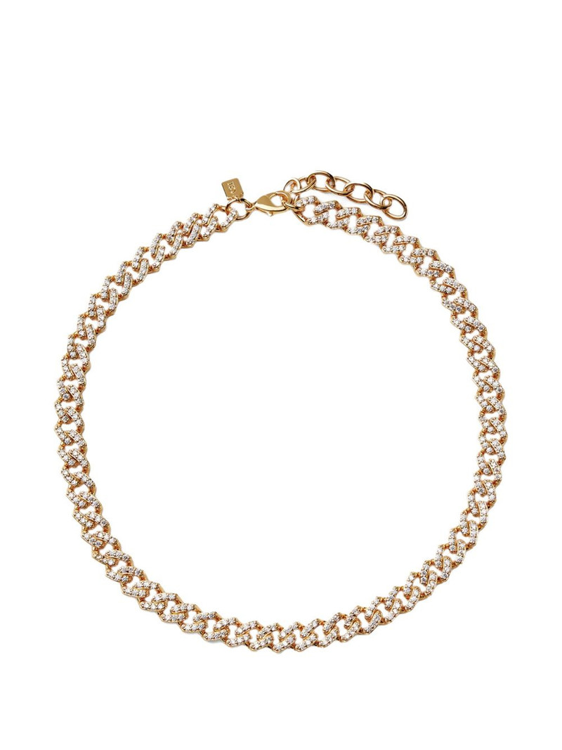 crystal-embellished necklace 1