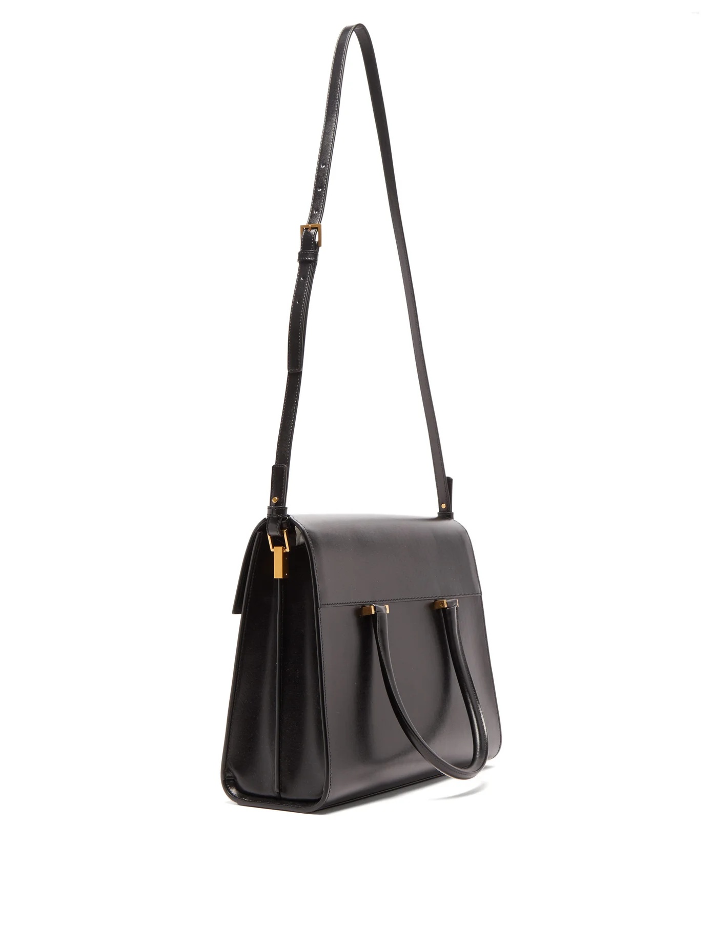 Bianca grained-leather handbag - 4