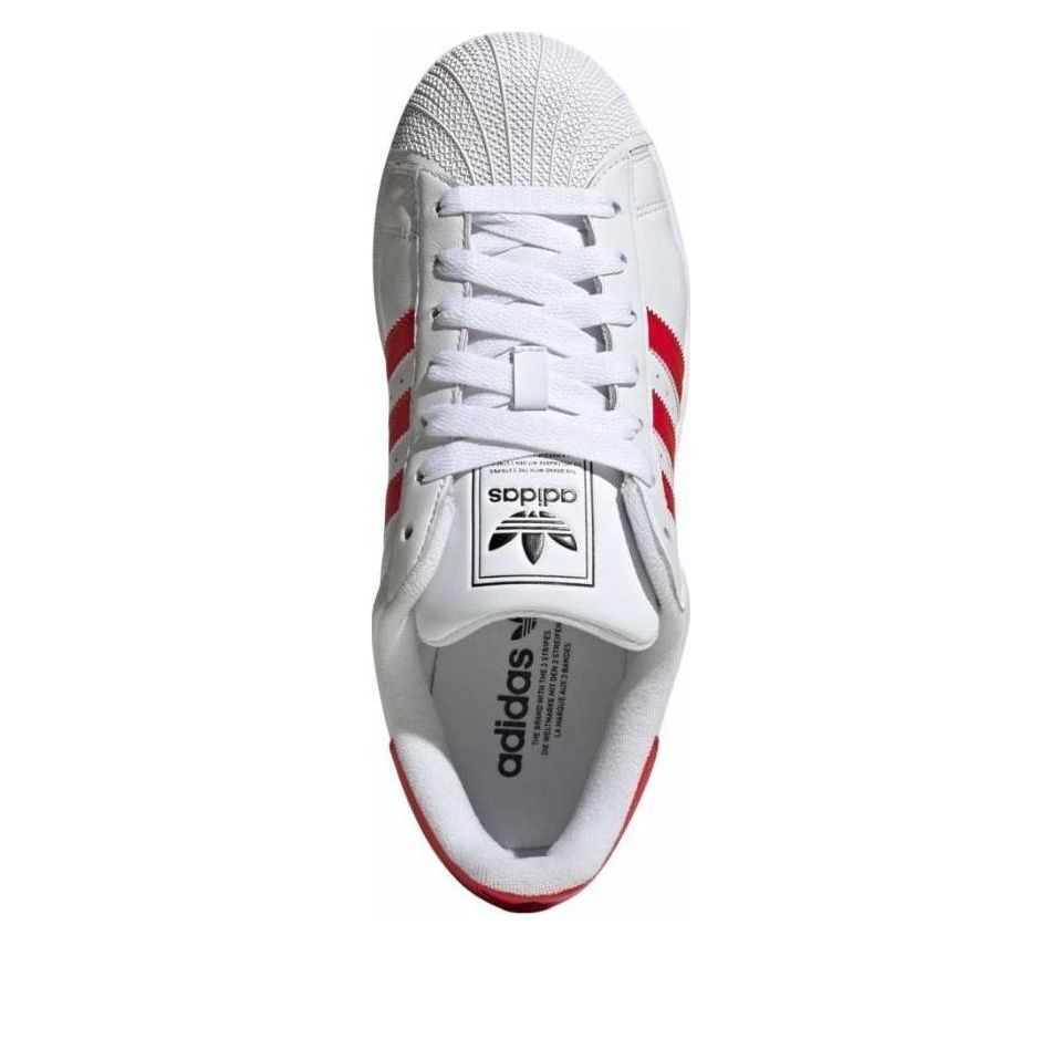 adidas Superstar 2 'Cloud White Better Scarlet' JQ4728 - 4