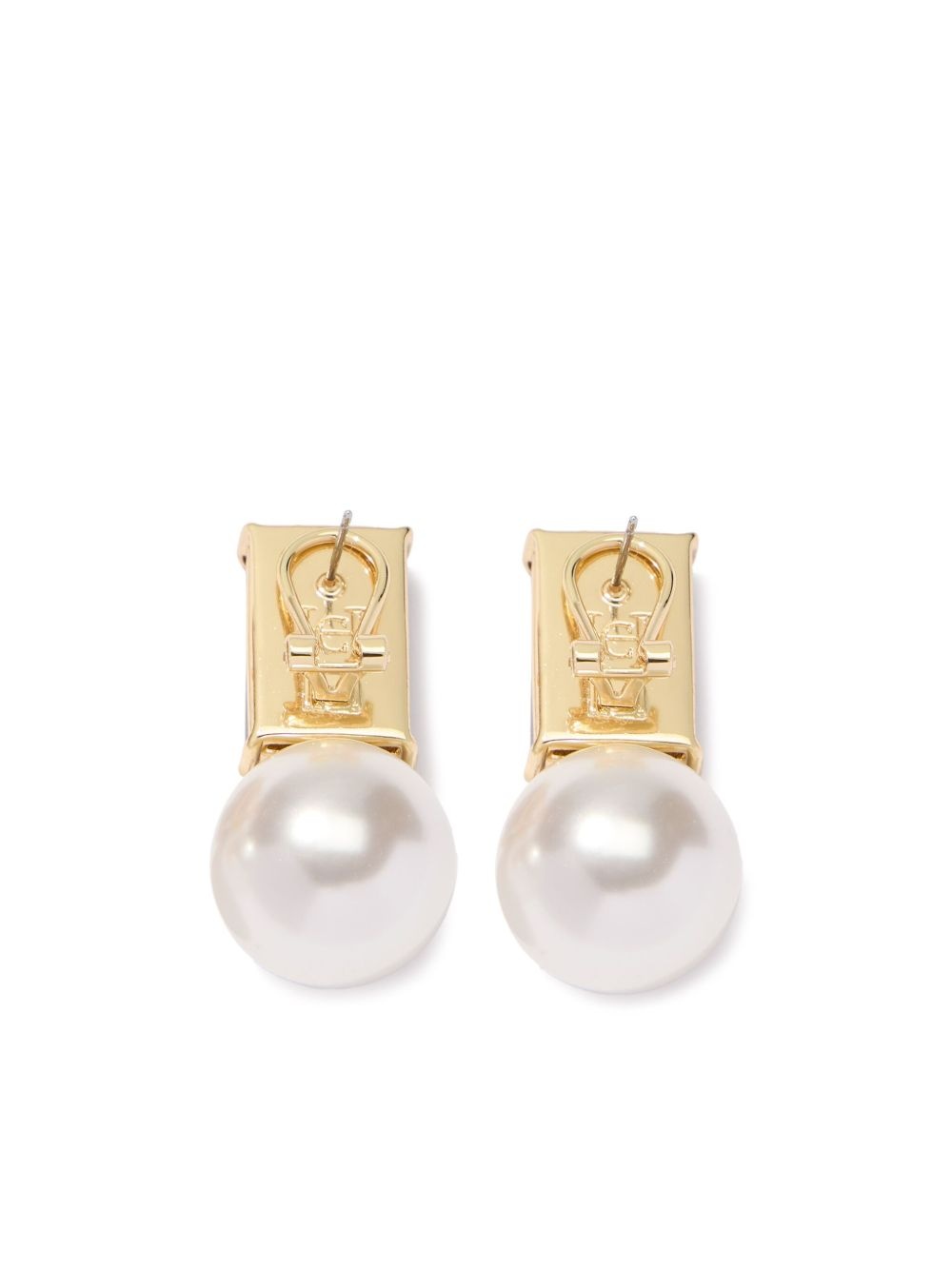 pearl-embellished earrings - 2