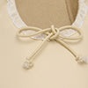 Round Ballet Flat in Leather - 4