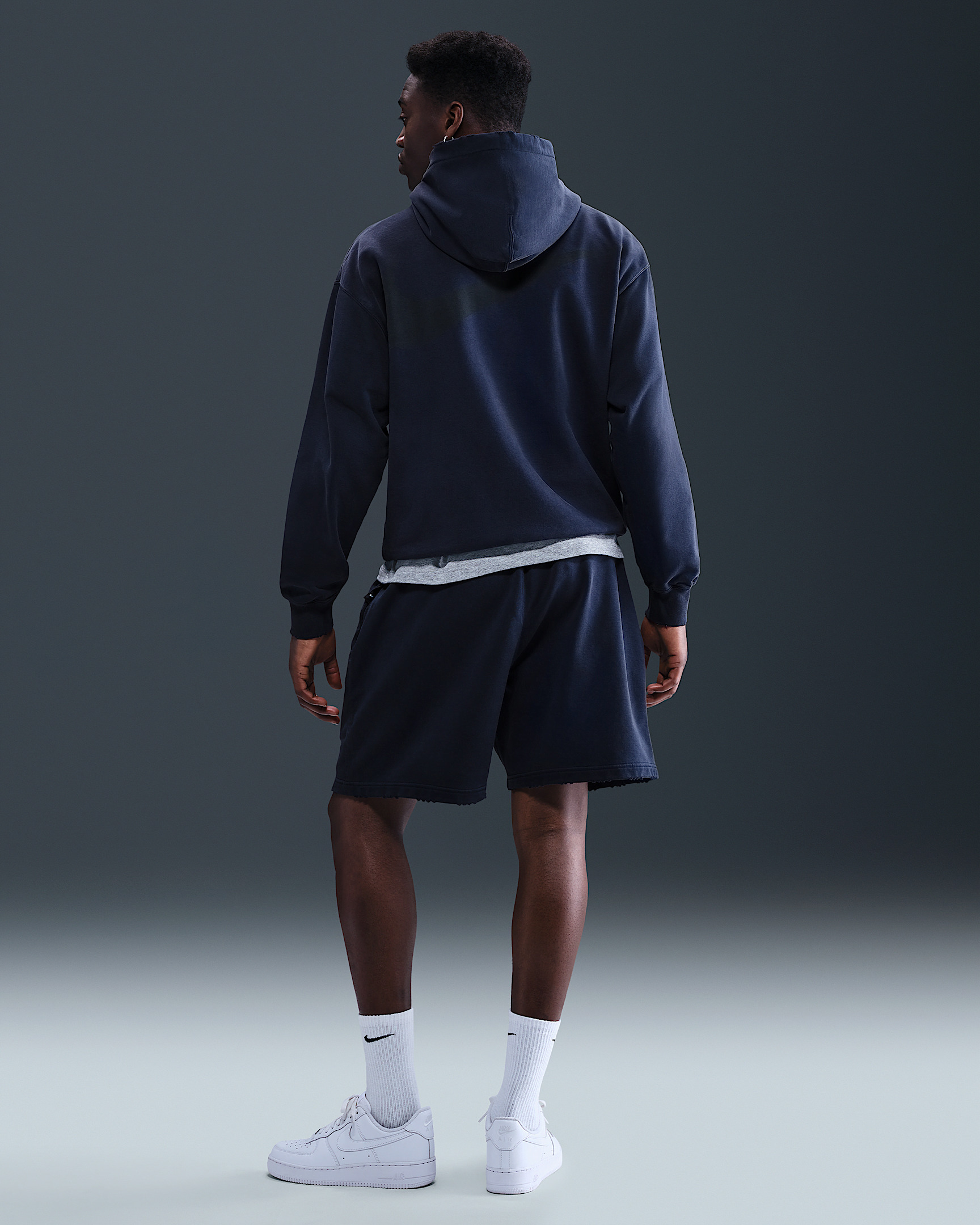 Nike Solo Swoosh Men's French Terry Pullover Hoodie - 5
