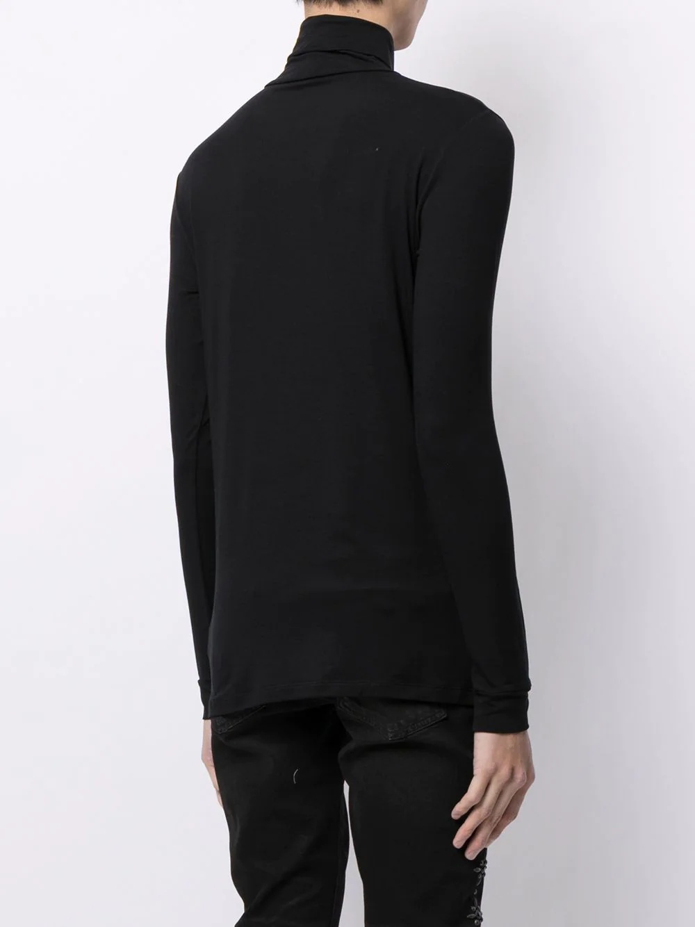 logo turtleneck T-shirt - 4