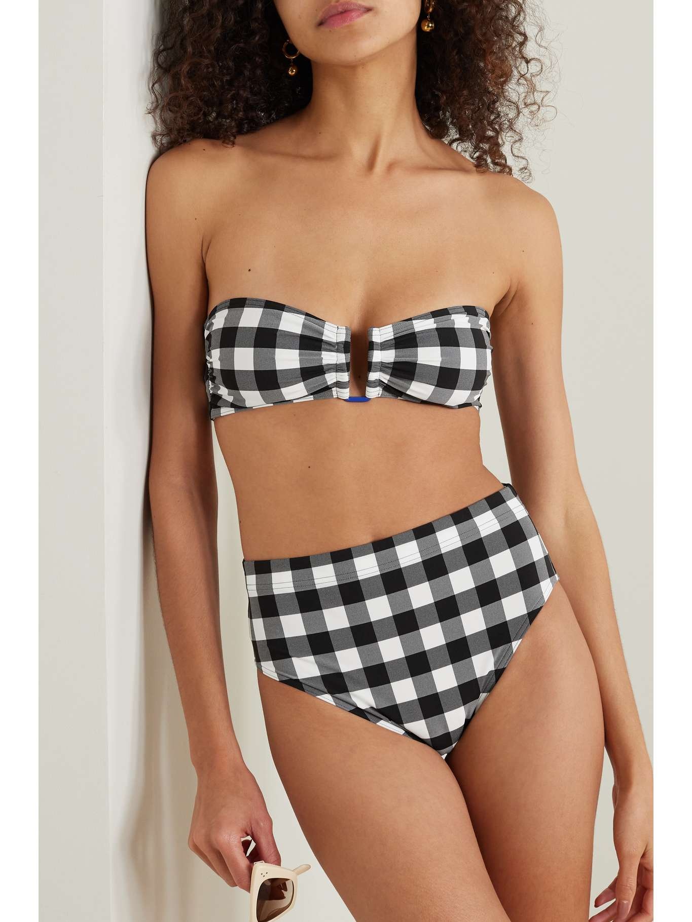 Forme gingham bikini briefs - 2