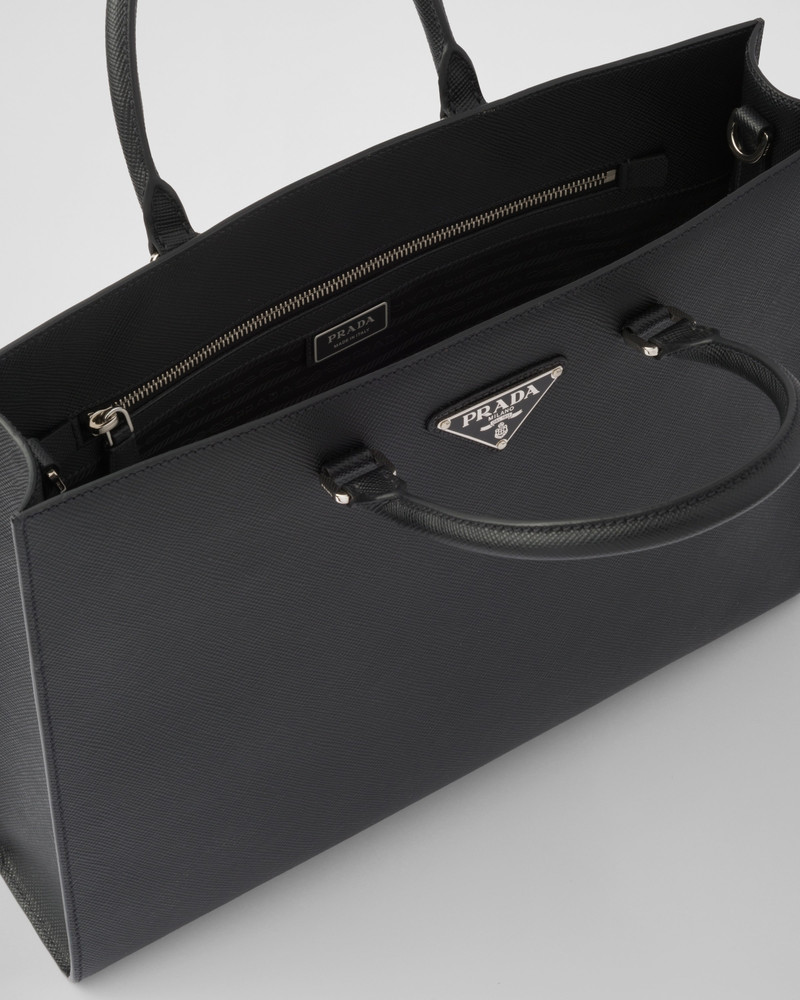 Saffiano leather tote bag 5